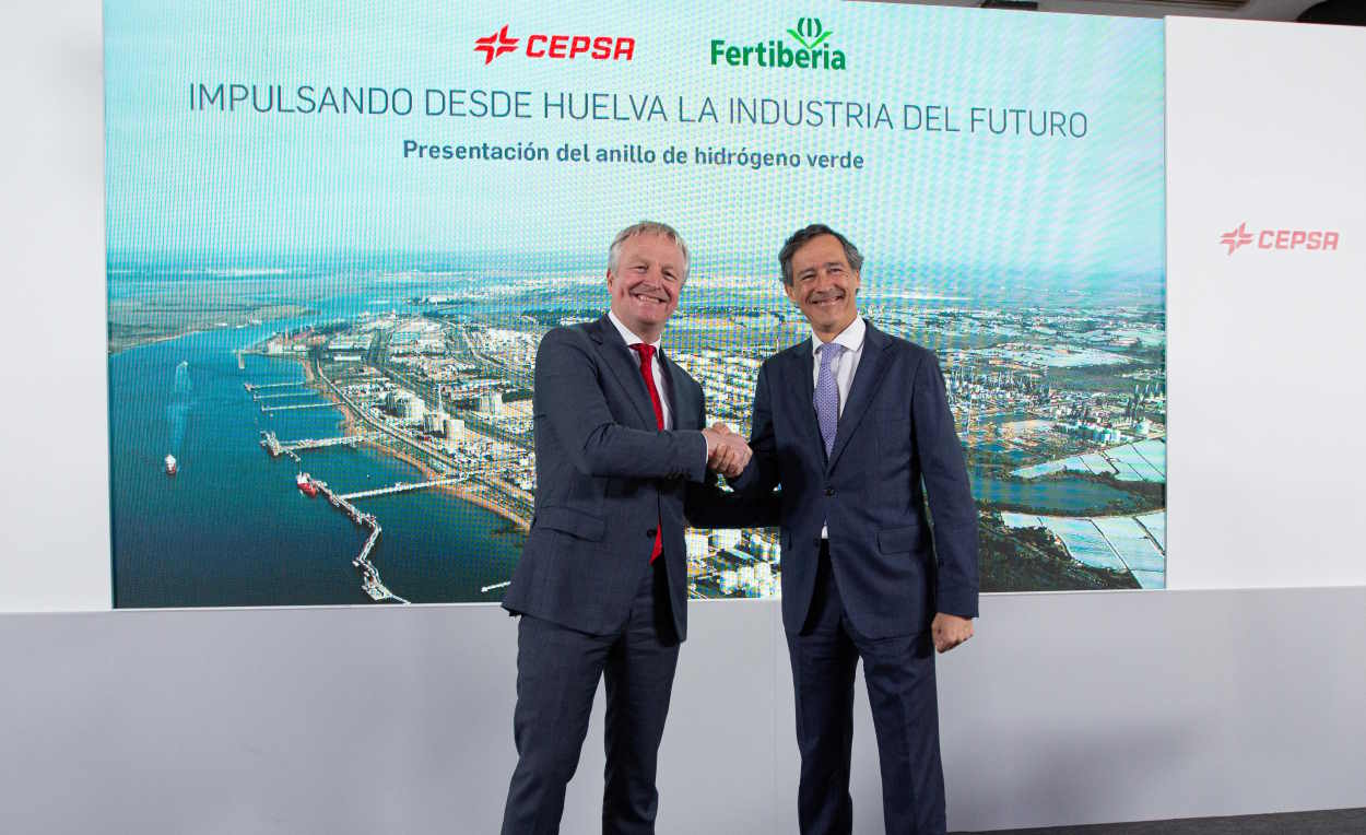 Maarten Wetselaar, CEO de Cepsa y Javier Goñi, CEO de Grupo Fertiberia
