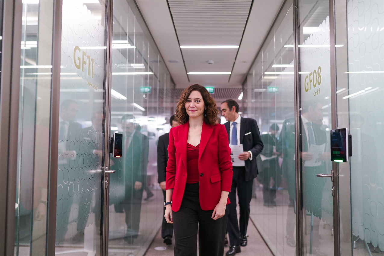 La presidenta de la Comunidad de Madrid, Isabel Díaz Ayuso, protagoniza en Londres un desayuno informativo organizado por Invest in Madrid y la British Chamber of Commerce in Spain. EP