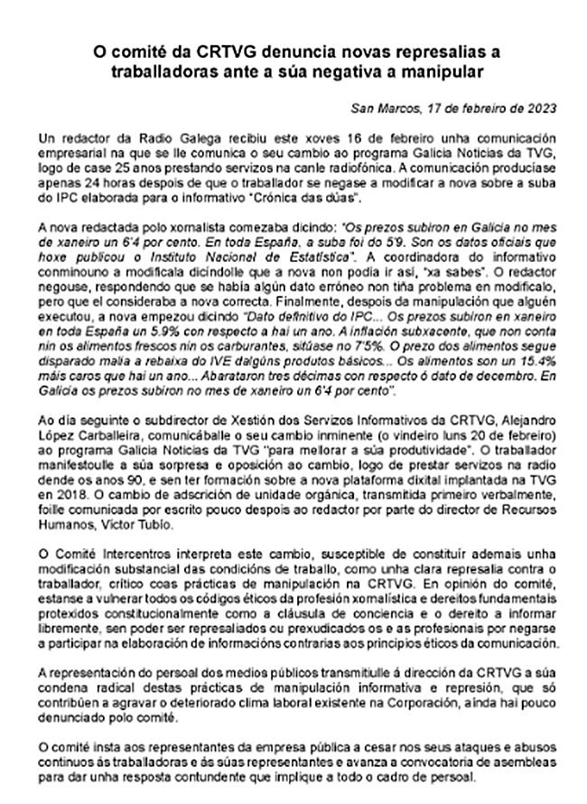 carta comité intercentros