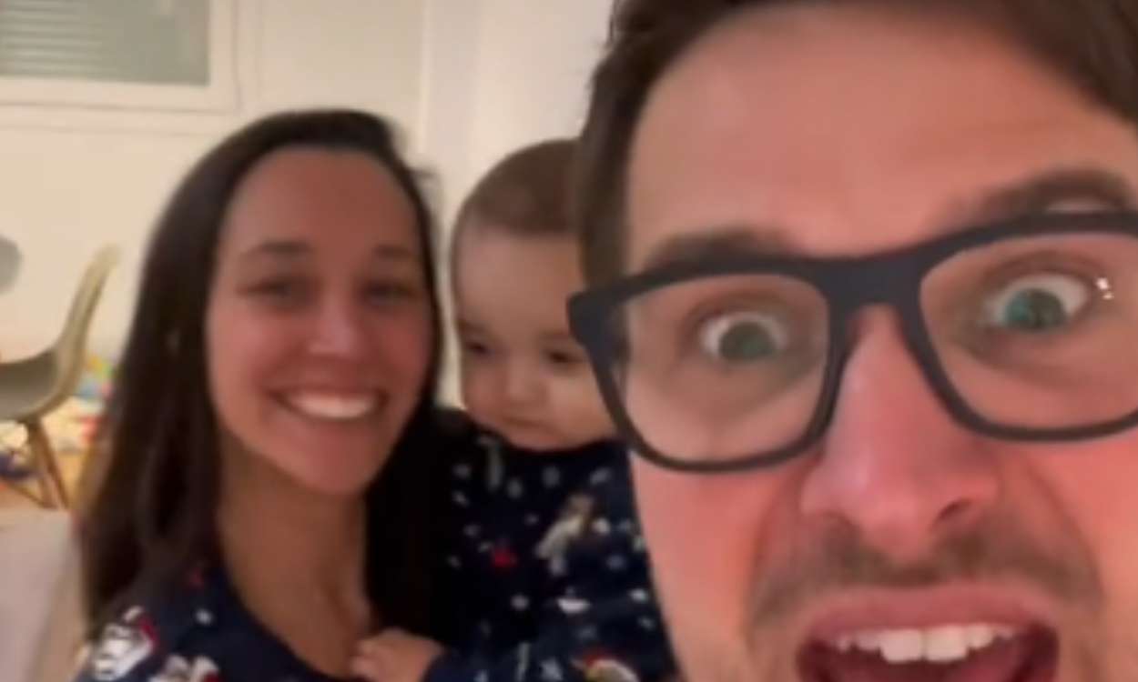 La familia Smith en uno de sus vídeos de TikTok