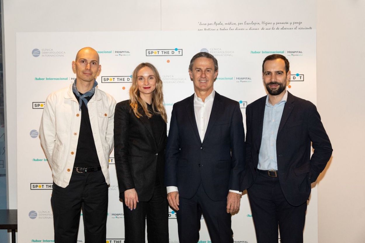 Max Manavi Huber, Marije Kruis, Dr. Ricardo Ruiz y Dr. Pedro Rodríguez