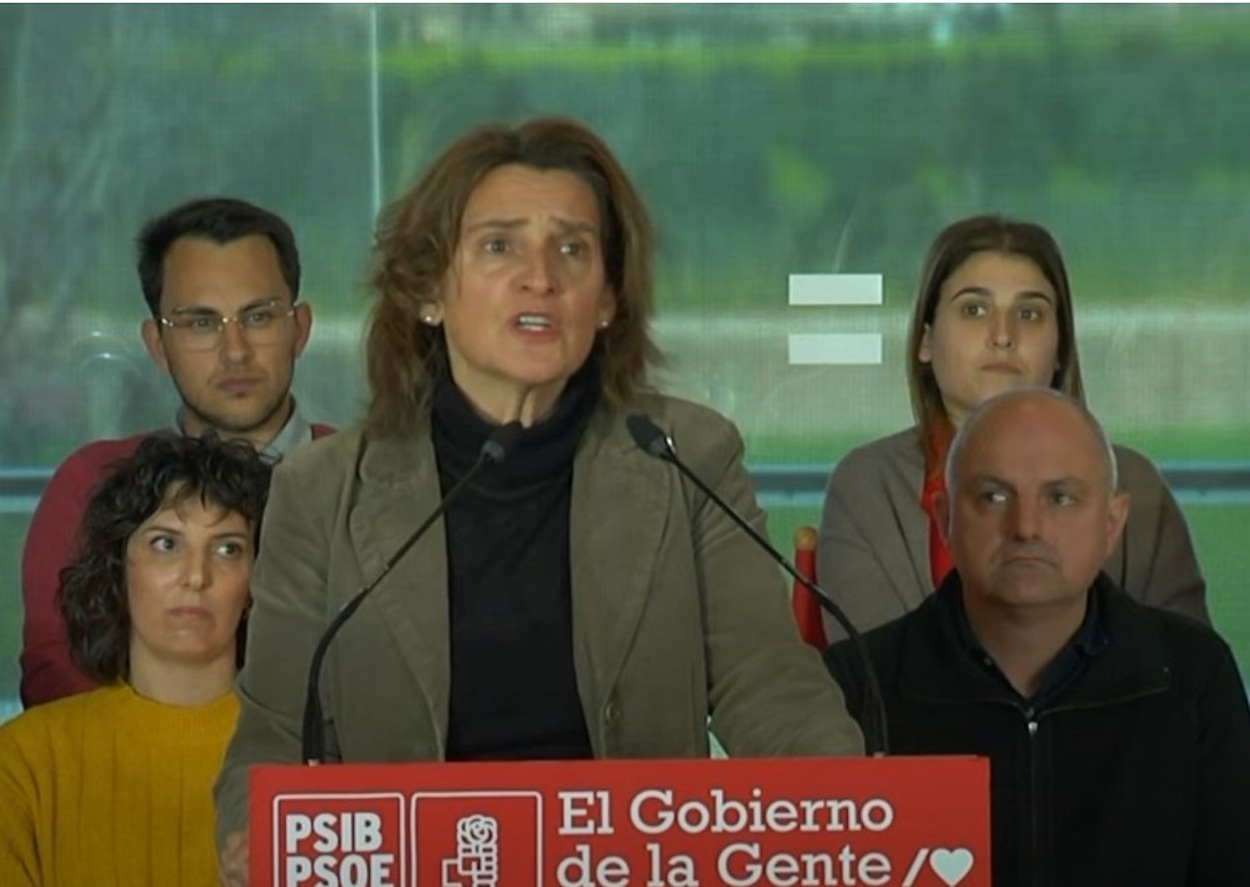 Ribera reacciona a la moción de Vox. EP