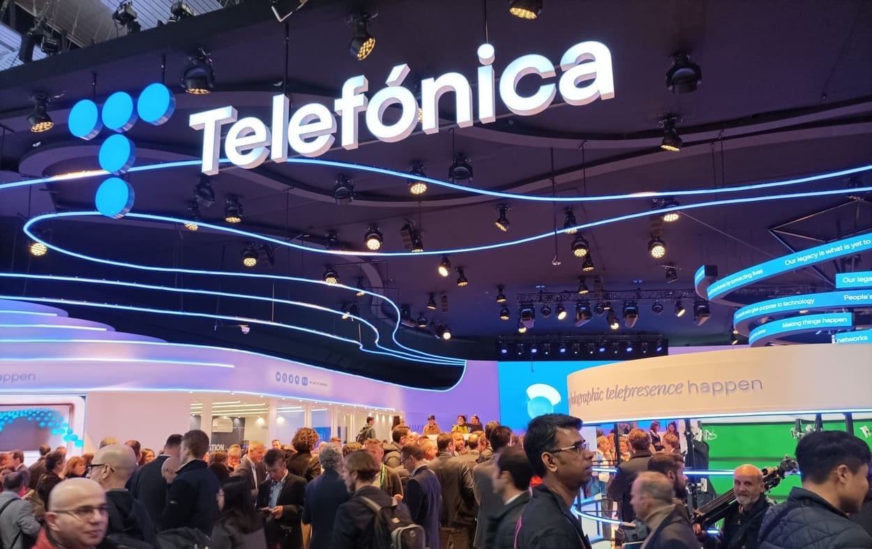 Stand de Telefónica en el Mobile World Congress