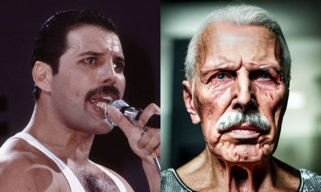 Freddie Mercury 30 años después de su muerte según Stable Diffusion