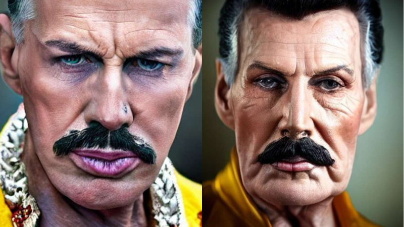 Collage Freddie Mercury