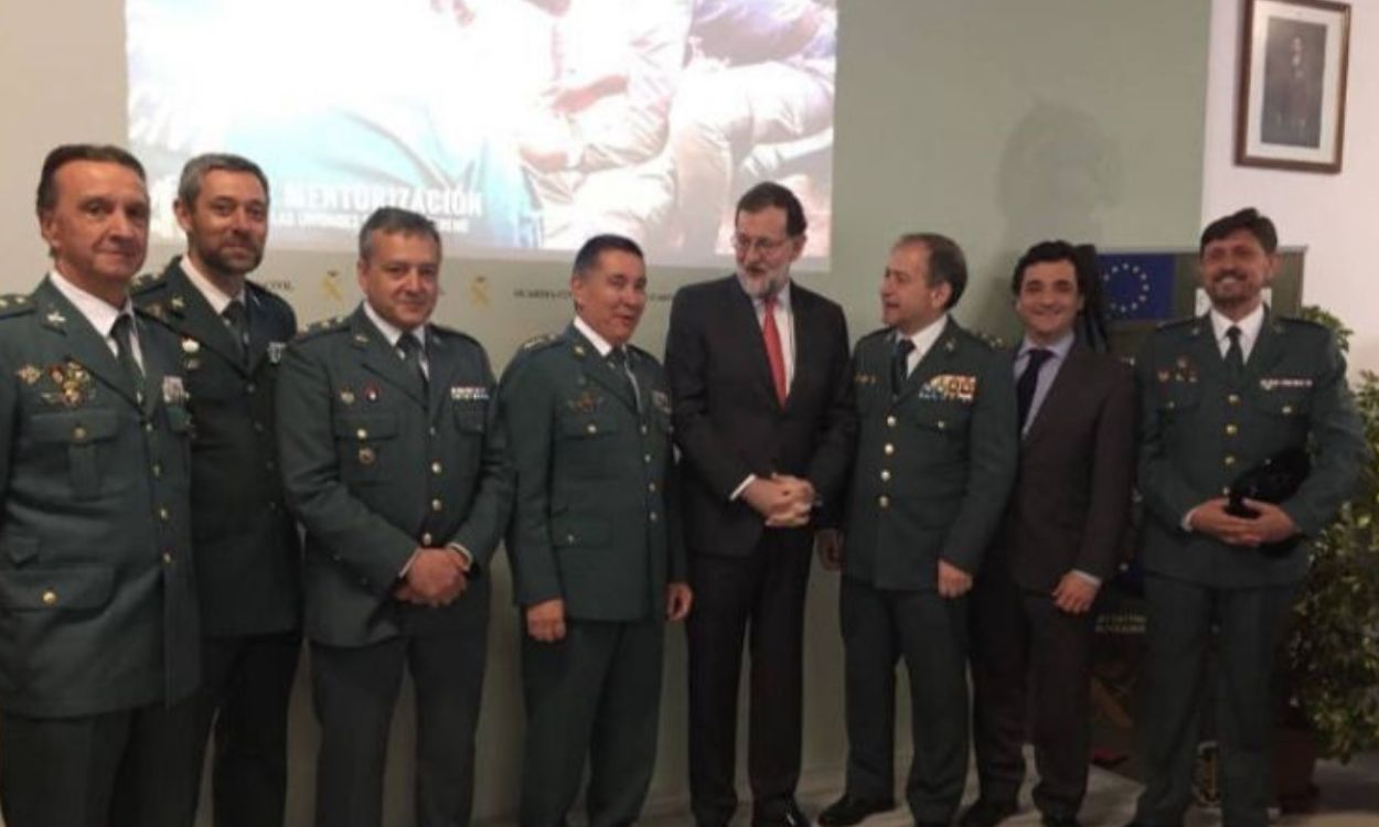 El expresidente del Gobierno, Mariano Rajoy, en el proyecto GAR SI Sahel. Fiiapp.