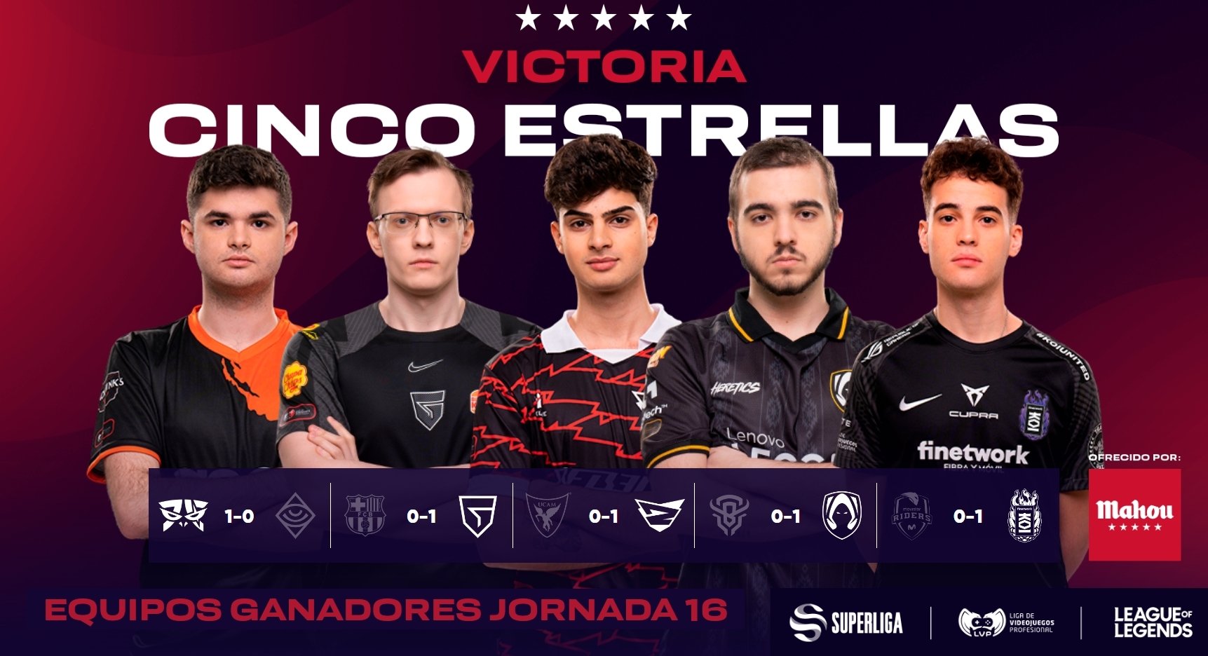 Los Heretics y Rebels Gaming lideran la Superliga