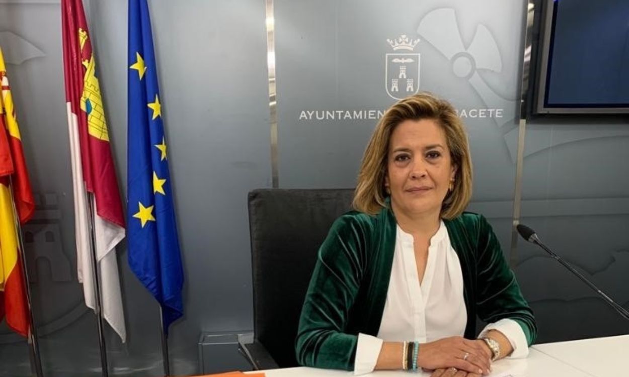 Rosario Velasco, portavoz de Vox Albacete y concejal en el Ayuntamiento. EP.