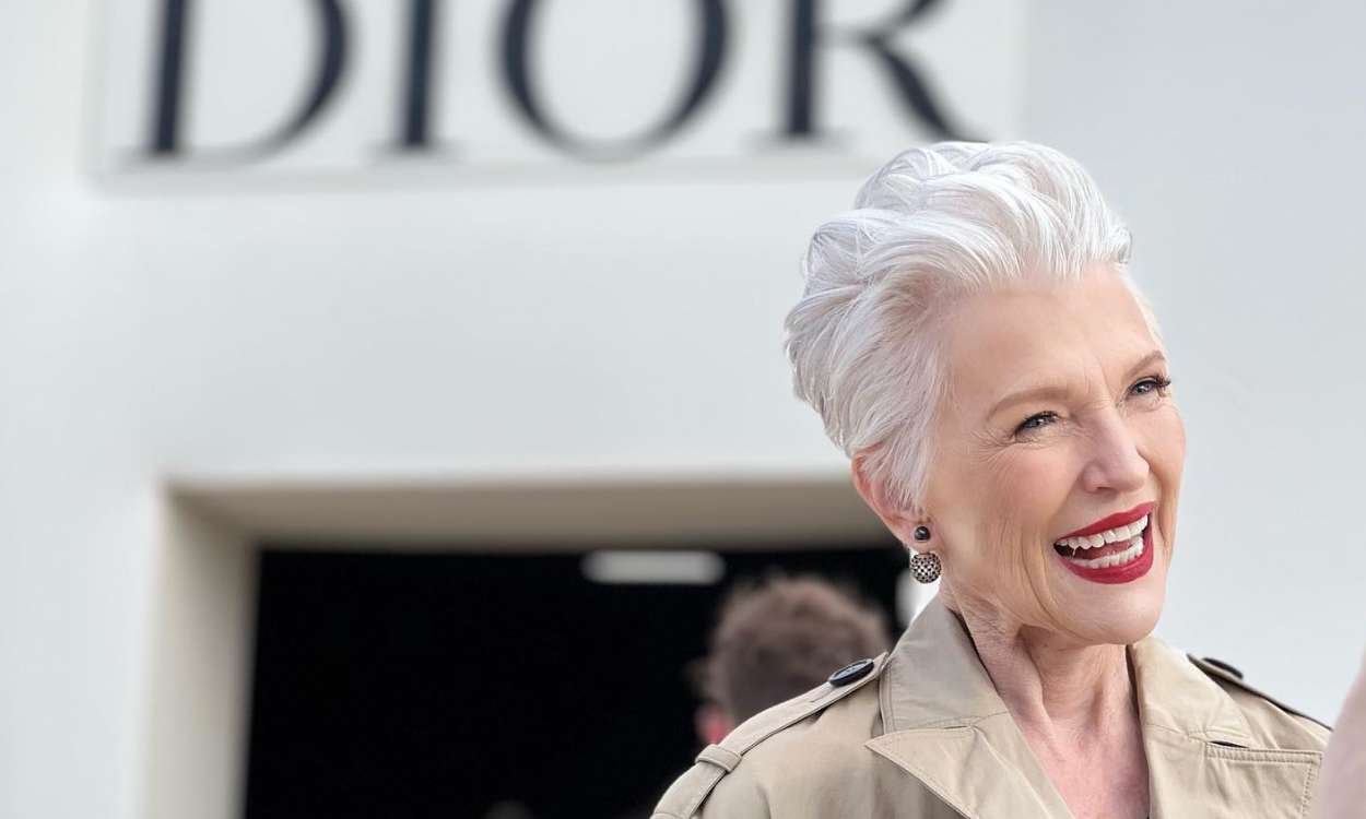 Maye Musk en el desfile de Dior. Instagram