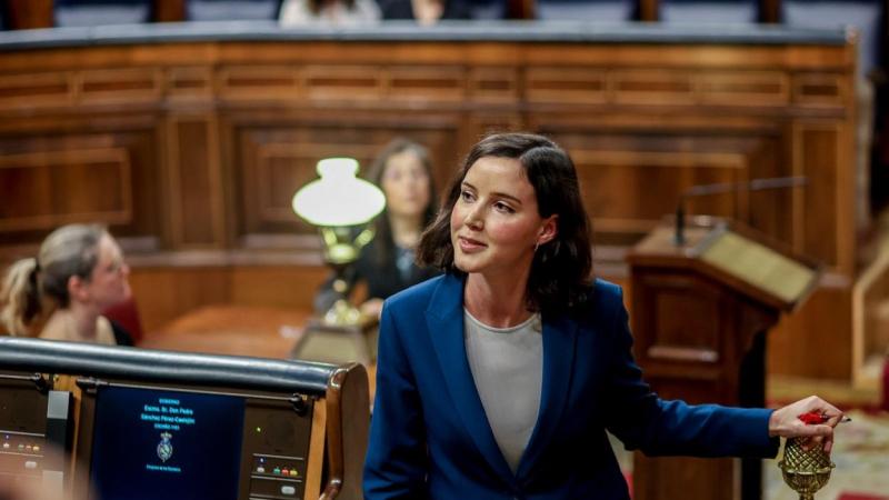 Andrea Fernández, diputada y secretaria de Igualdad del PSOE, defiende la reforma de la ley del solo sí es sí. EP