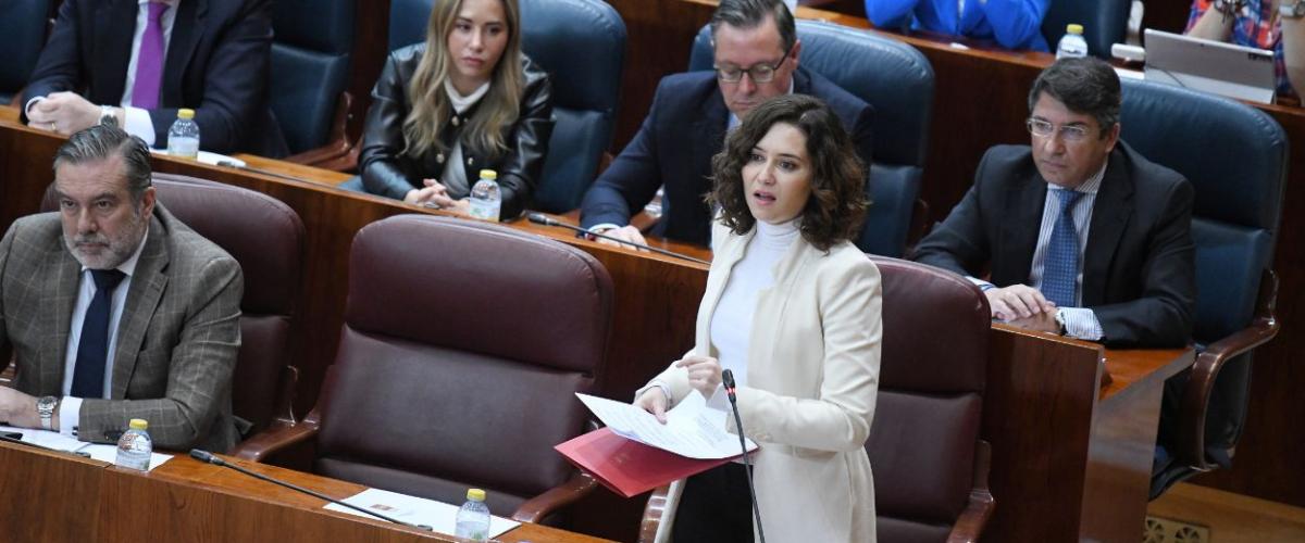 En directo: Sesión de control al Gobierno de Ayuso en la...