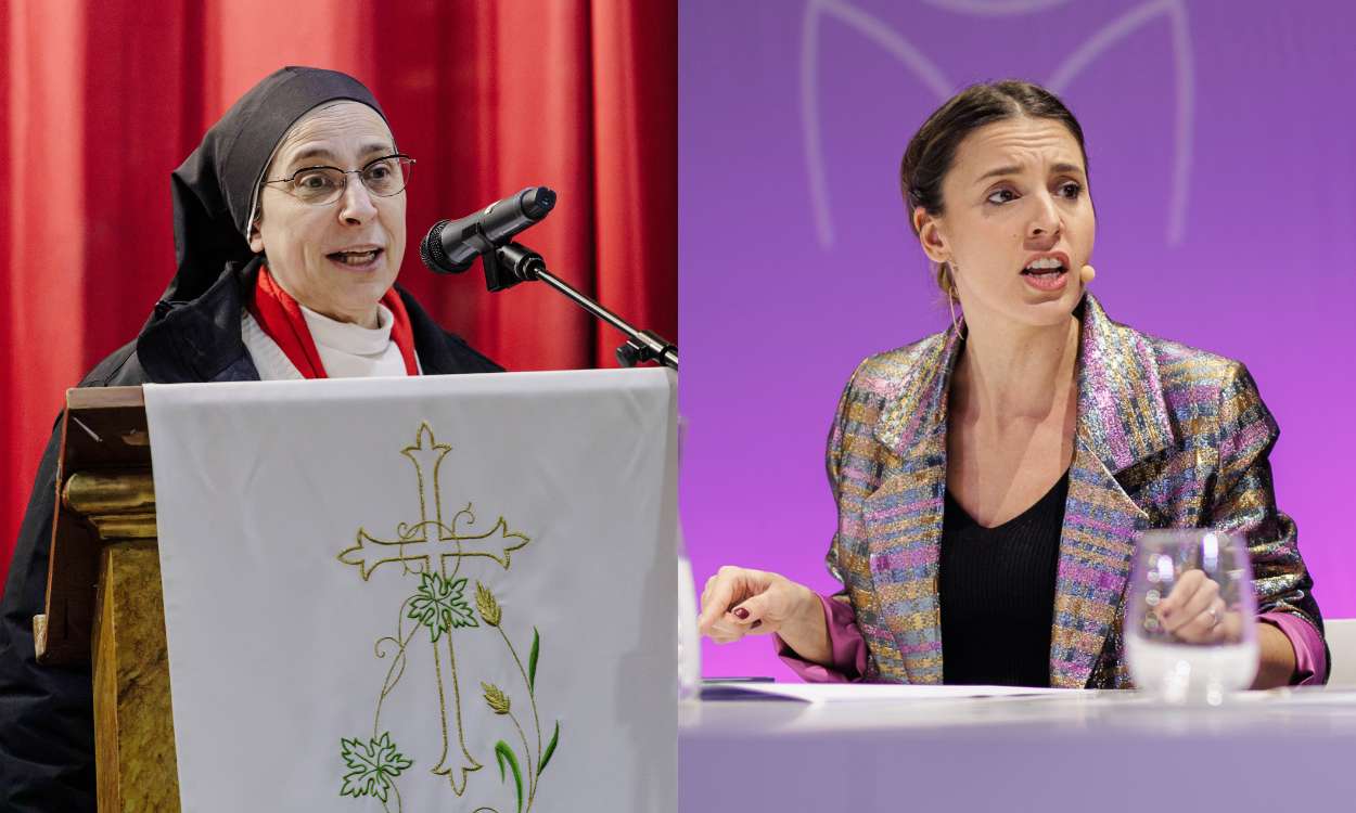 Sor Lucía Caram e Irene Montero