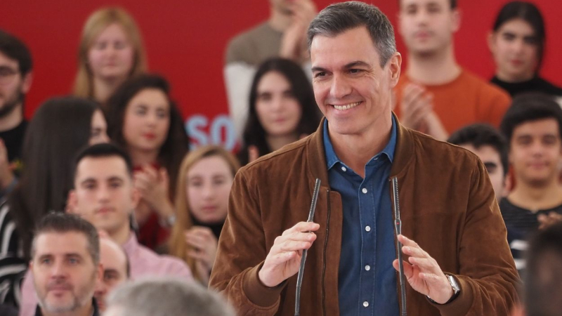 El secretario general del PSOE y presidente del Gobierno, Pedro Sánchez.