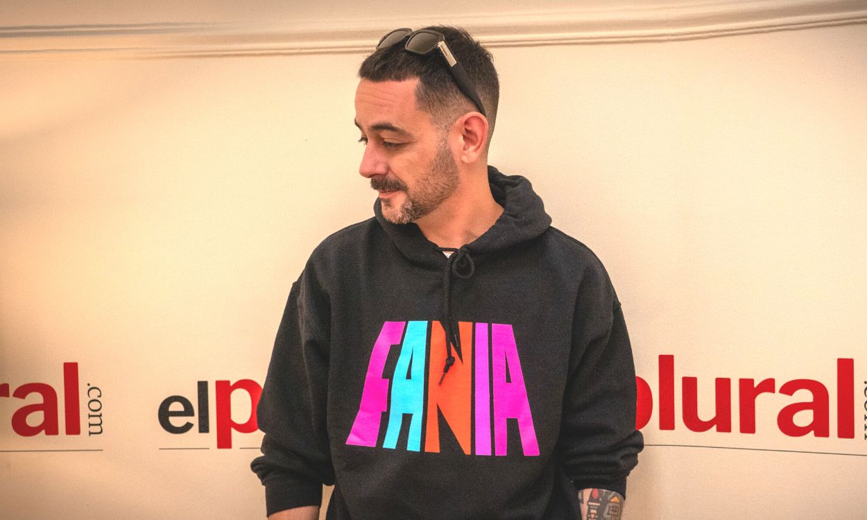 El rapero Joka Jr. Suárez en la entrevista en ElPlural.com. Autor: Manuel Rodríguez