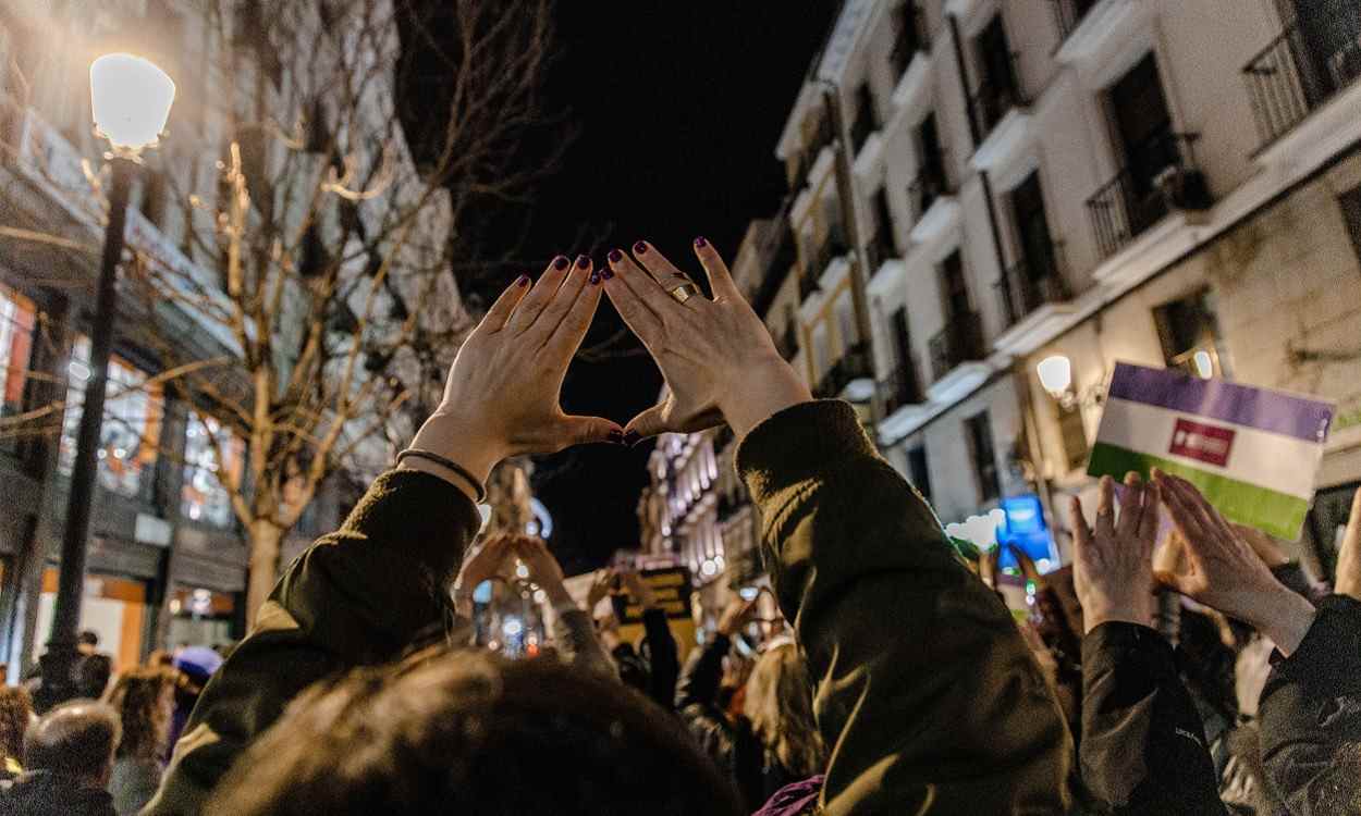 Manifestación en Madrid por el Día Internacional de la Mujer, 8M. EP