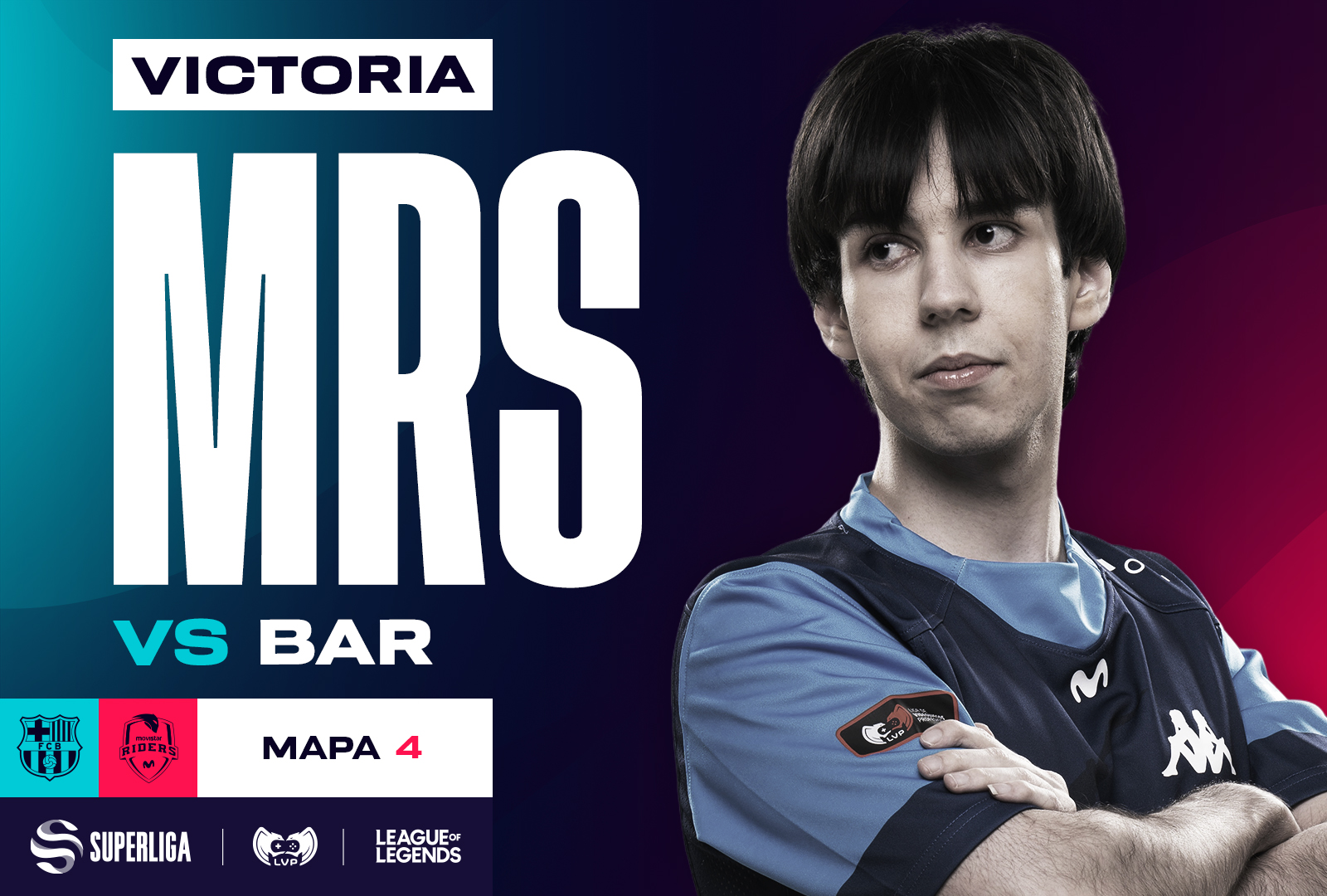 Movistar Riders se lleva la victoria frente al Barça Esports en los playoffs de Superliga