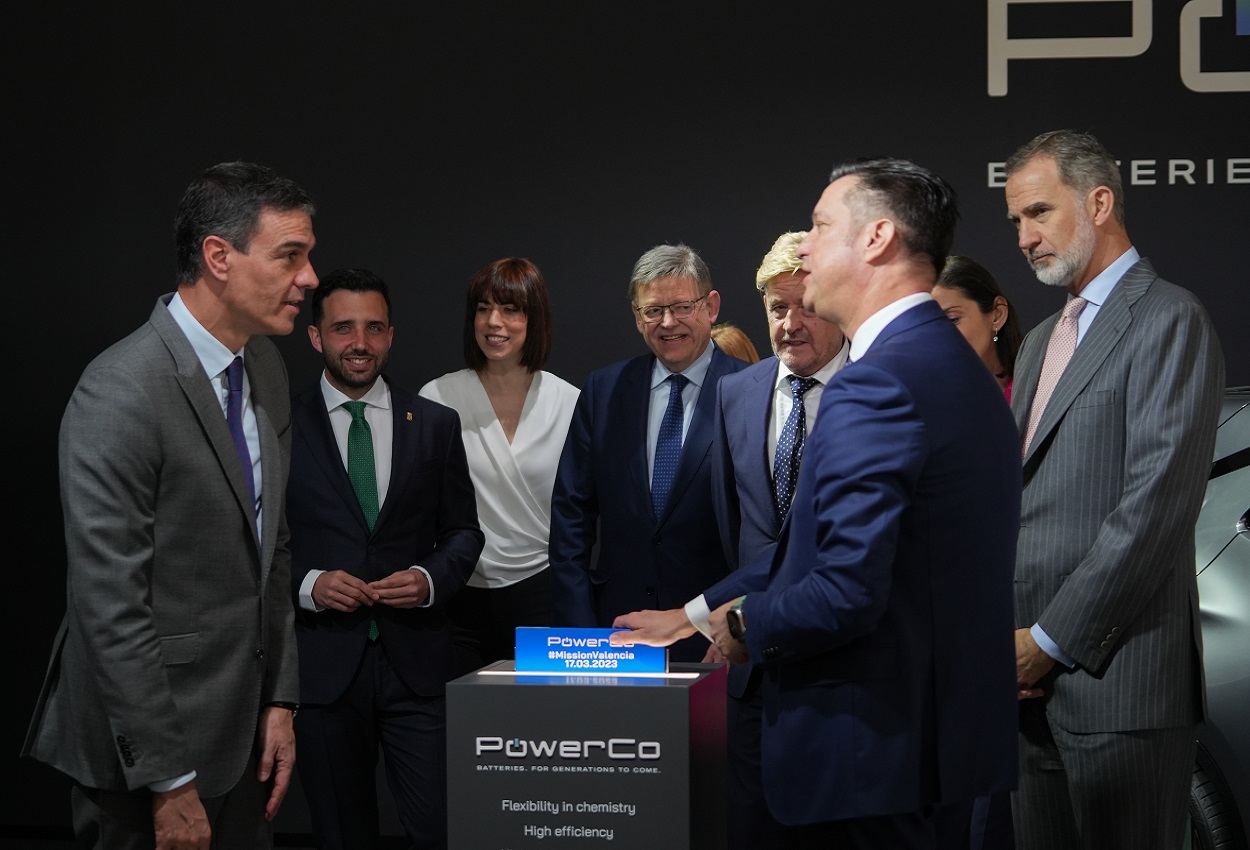 Presentación de la gigafactoría de Sagunto. EP