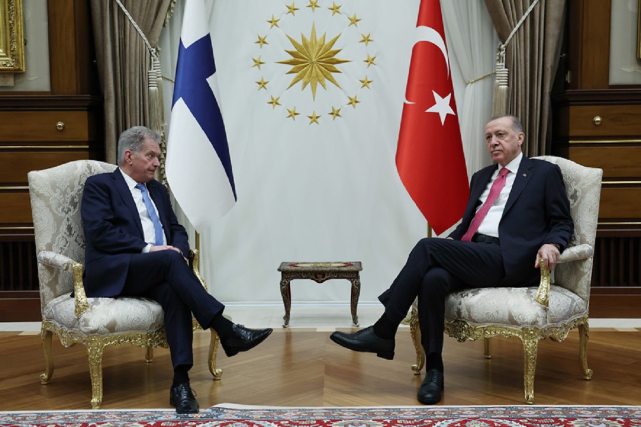 Recep Tayyip Erdogan y Sauli Niinisto, presidentes de Turquía y Finlandia. EP