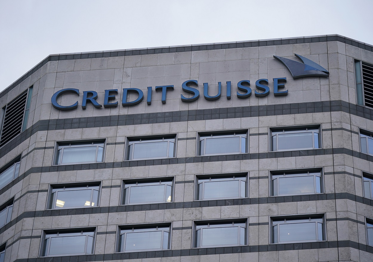 Imagen de recurso de las oficinas de Credit Suisse en Reino Unido. EP.