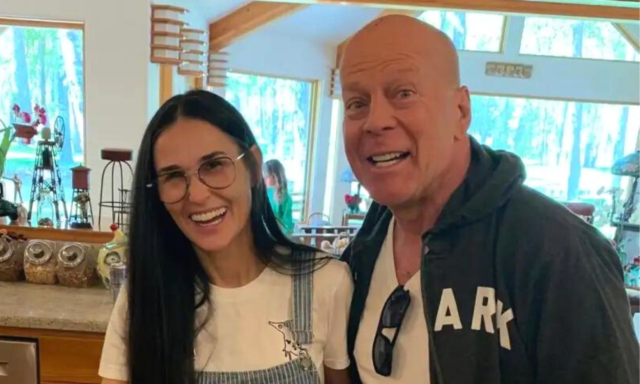 Los actores Demi Moore y Bruce Willis. Instagram