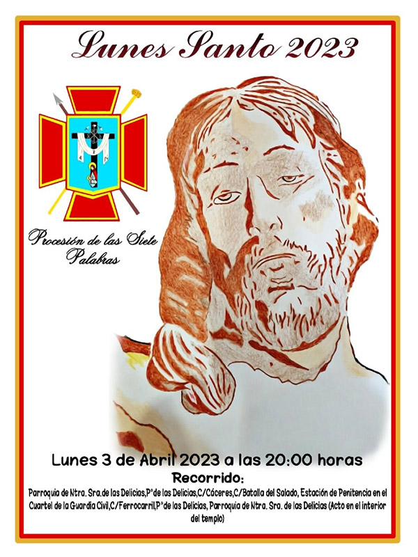 Cartel Lunes Santo Delicias