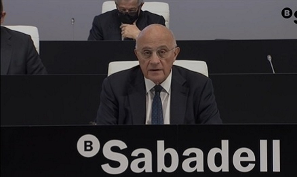 El presidente de Banco Sabadell, Josep Oliu. EP.
