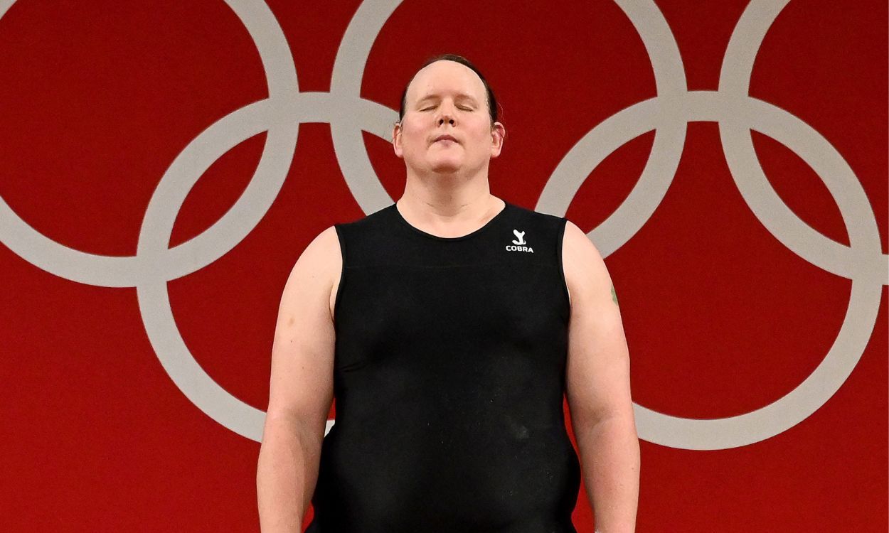 La atleta trans Laurel Hubbard tras competir en las Olimpiadas de Tokio