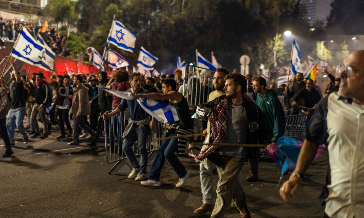 Protestas en las principales ciudades de Israel por la reforma judicial del Gobierno de Netanyahu. EP.