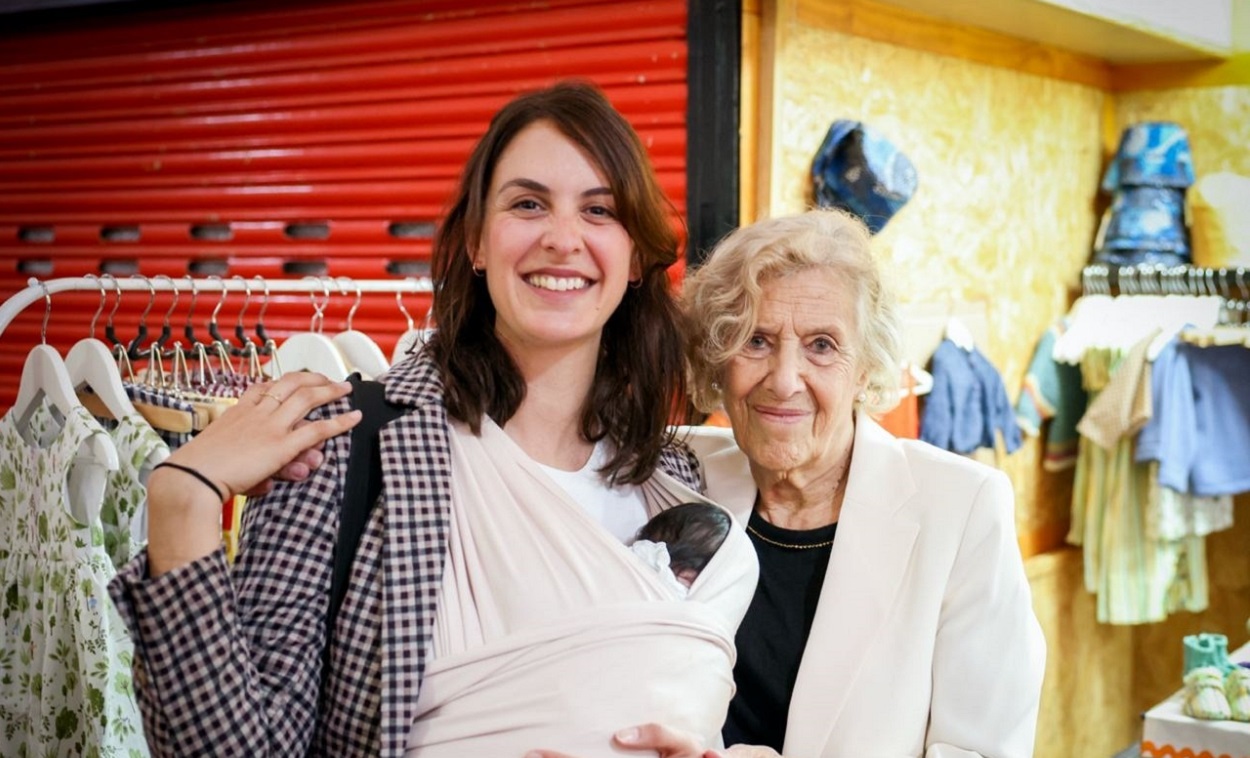 Rita Maestre con Manuela Carmena. EP