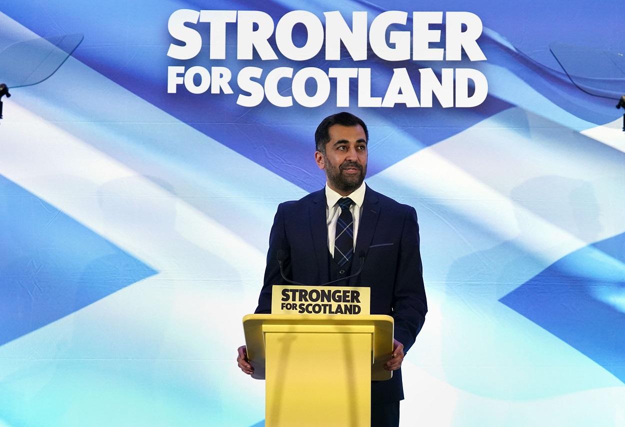 El nuevo líder de los nacionalistas escoceses, Humza Yousaf. EP.