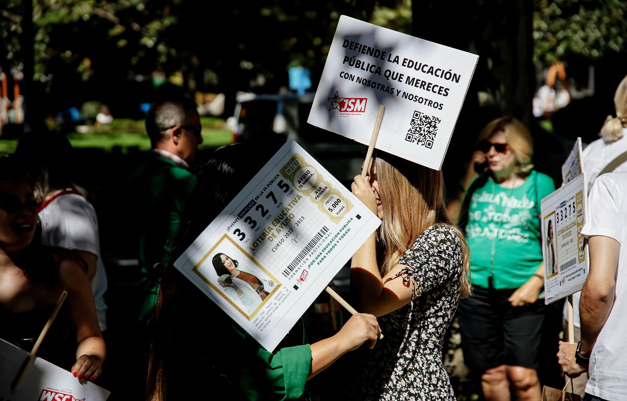 Manifestación por la sanidad pública en Madrid. EP