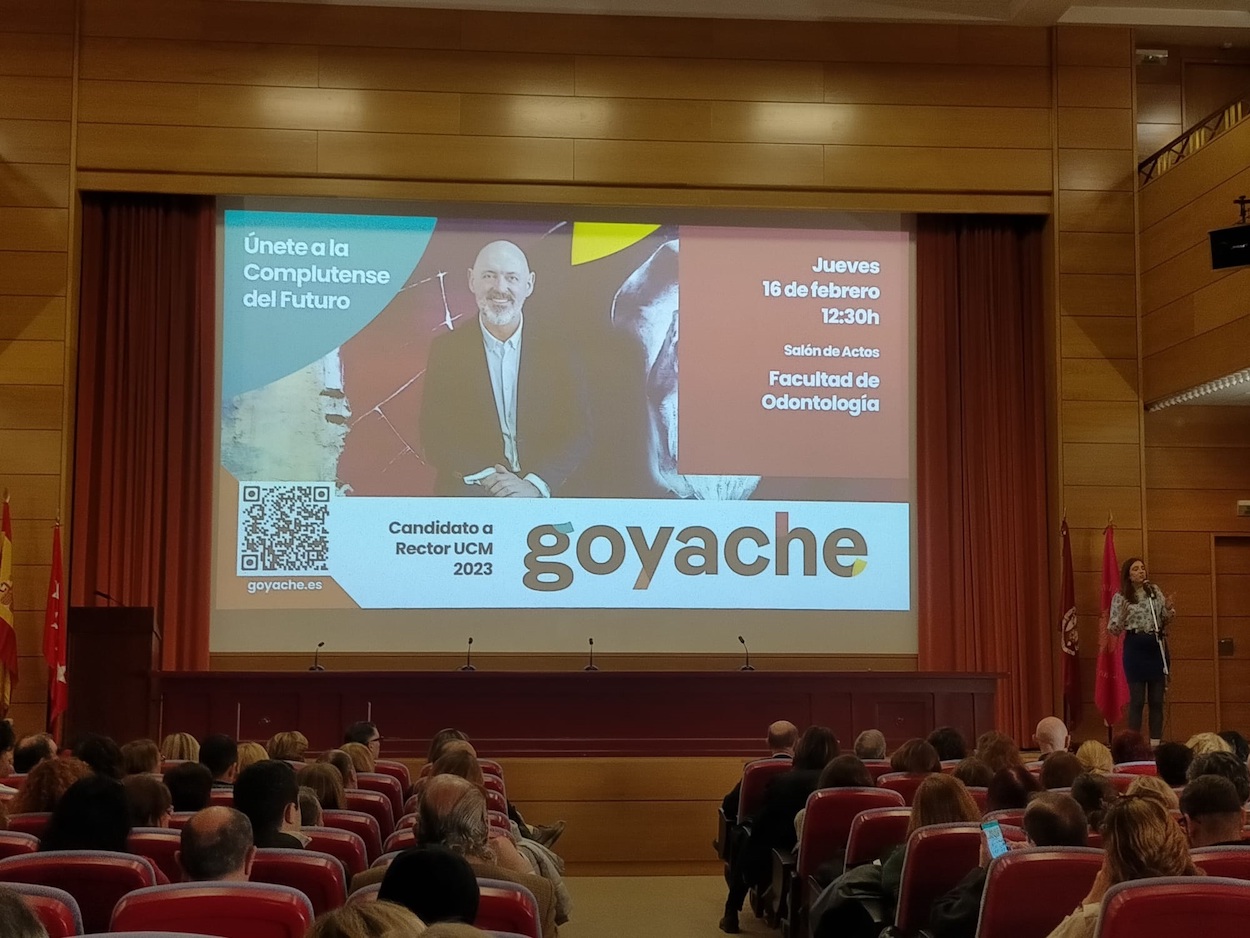 Goyache gana las elecciones en la Complutense. EP