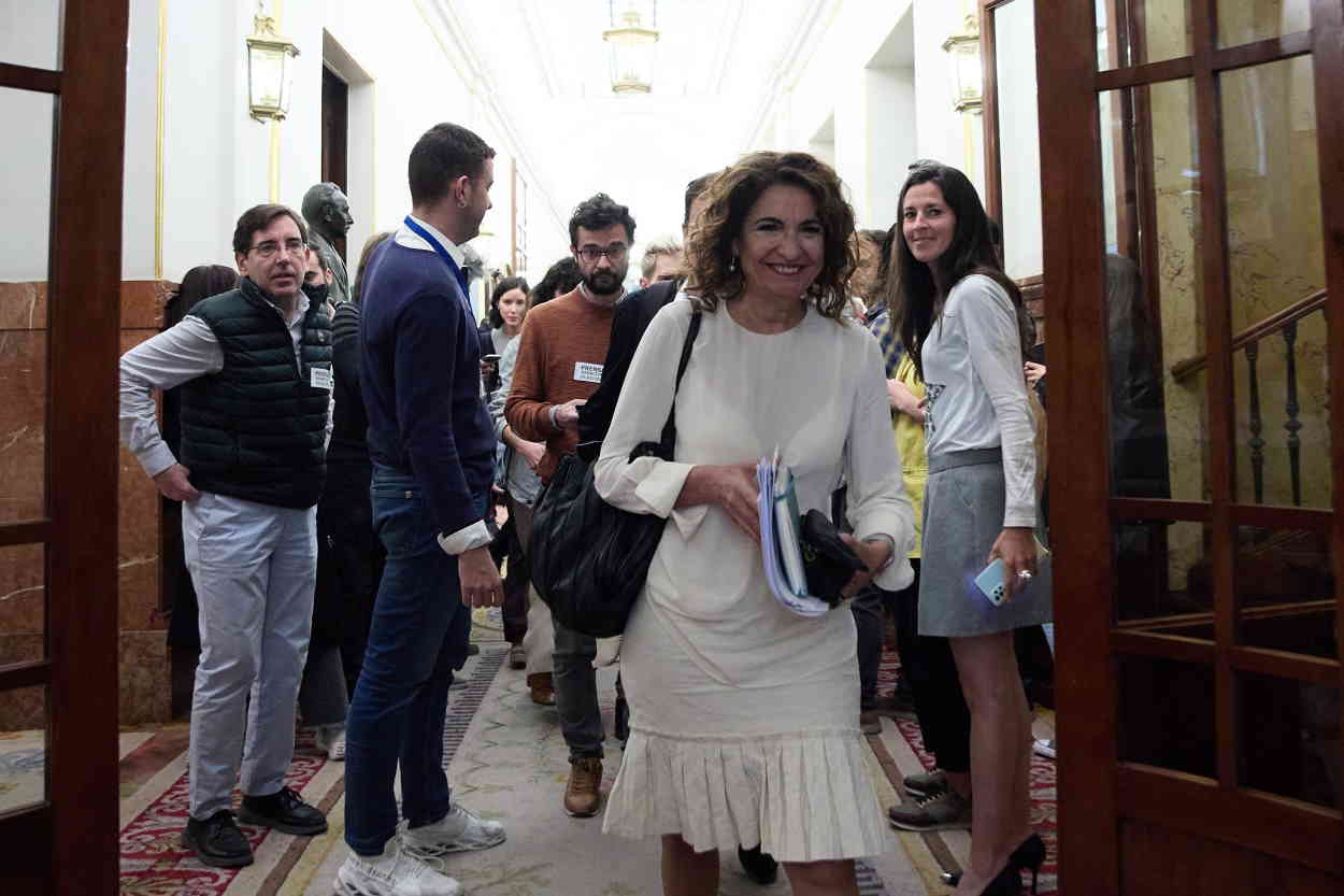 La ministra de Hacienda, María Jesús Montero. EP.