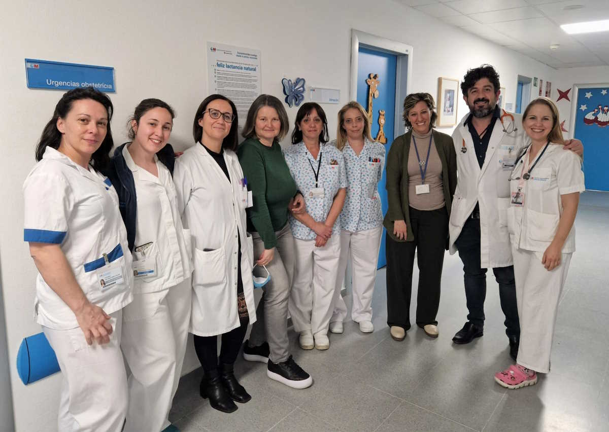 El equipo del Comité de Lactancia Materna del Hospita Infanta Elena