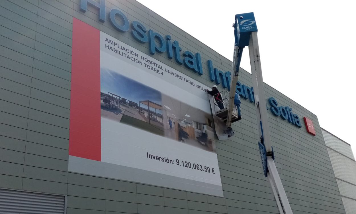 El Gobierno de Ayuso promete habilitar la Torre 4 del Hospital Infanta Sofía. Propia