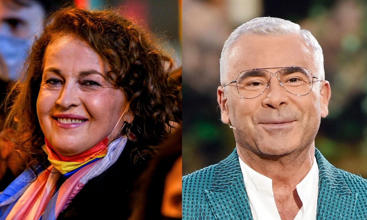 Carla Antonelli y Jorge Javier Vázquez muestran su apoyo a Yolanda Díaz. EP