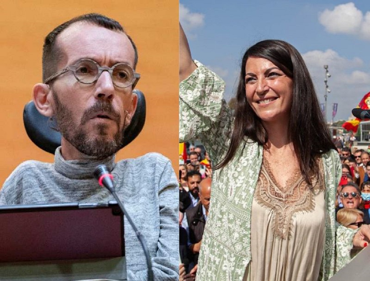 Pablo Echenique y Macarena Olona. Realización propia