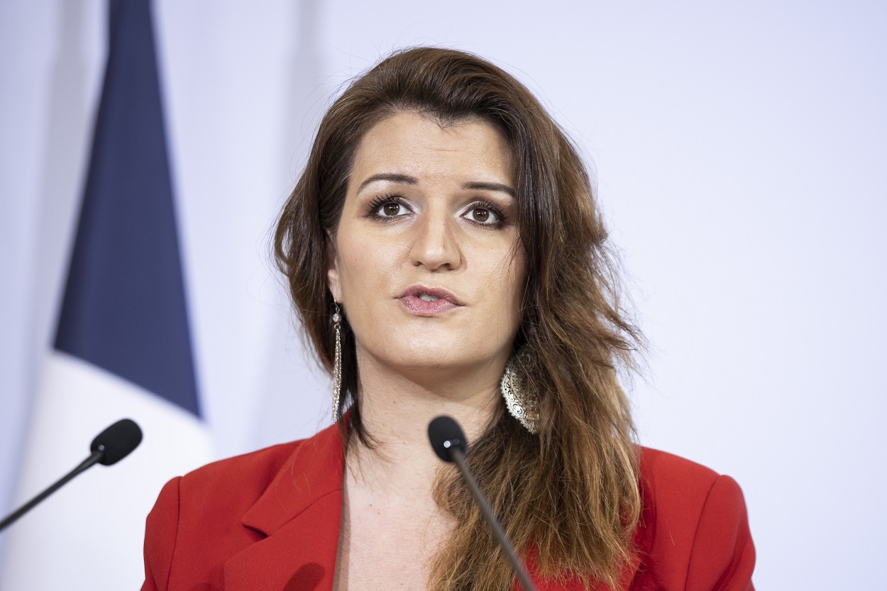 La secretaria de Estado de Economía Social y Solidaria, Marlène Schiappa, en una imagen de archivo. EP.