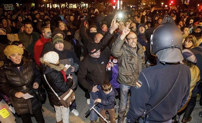 Imagen de las protestas del Gamonal