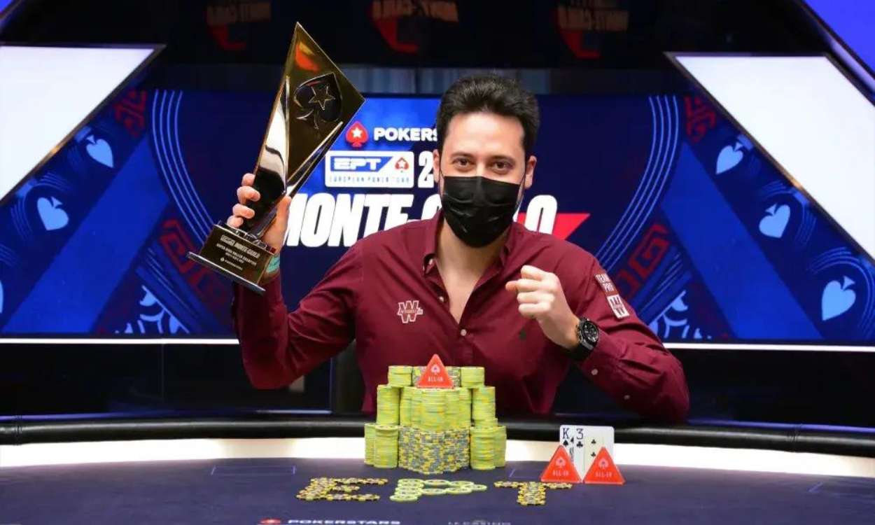 Adrián Mateos, jugador estrella del Winamax Poker Open Madrid en Torrelodones. EP