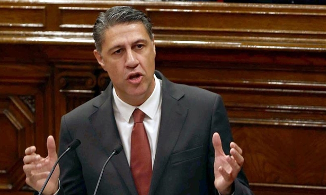 Xavier García Albiol en el parlament catalán