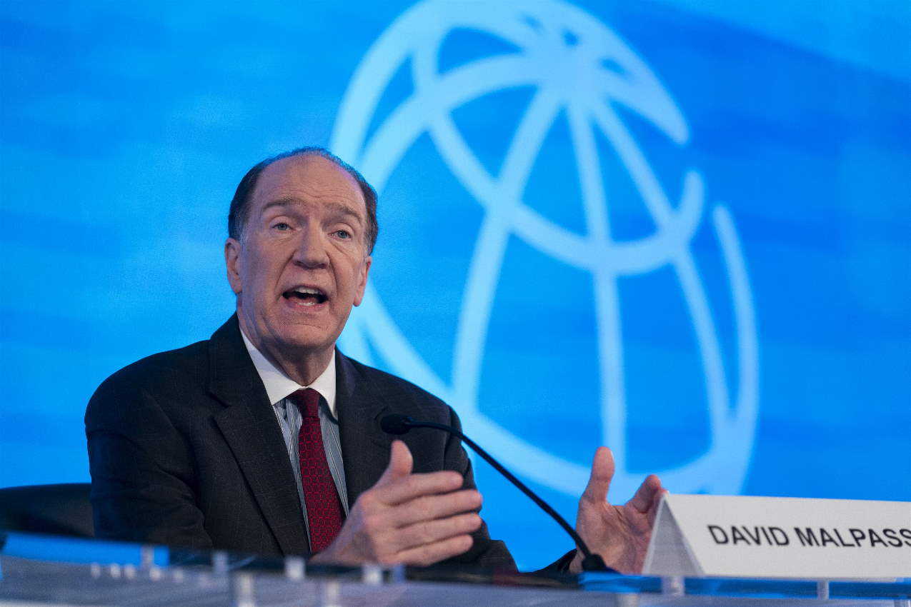 El presidente del Fondo Monetario Internacional (FMI), David Malpass. EP