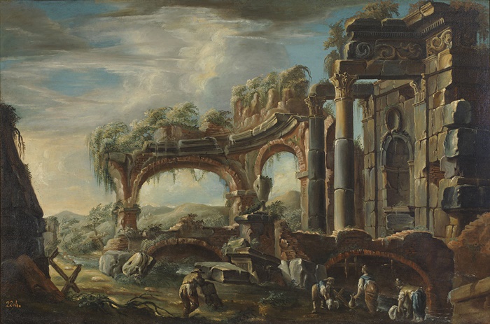 Paisaje pintado por José Carlos de Borbón, el esclavo del rey Paisaje pintado por José Carlos de Borbón, el esclavo del rey