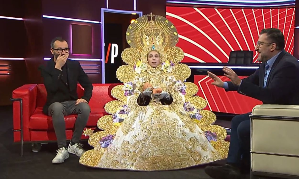 Parodia sobre la Virgen del Rocío en la televisión catalana TV3.