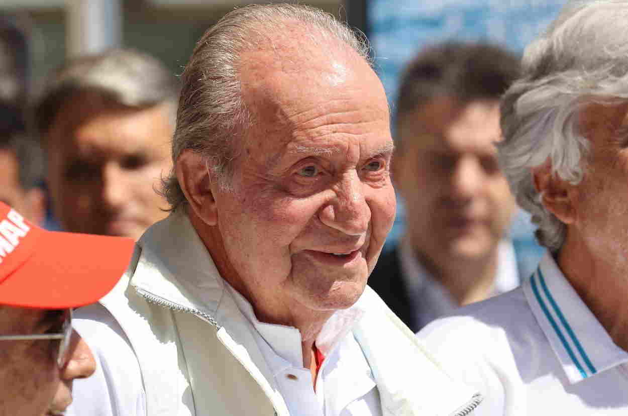 Juan Carlos I en Sanxenxo.