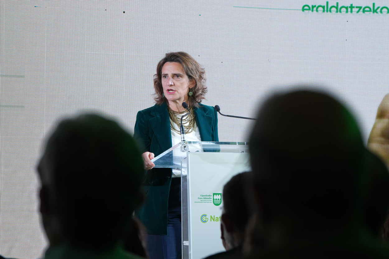 La vicepresidenta tercera y ministra para la Transición Ecológica y el Reto Demográfico, Teresa Ribera. EP.