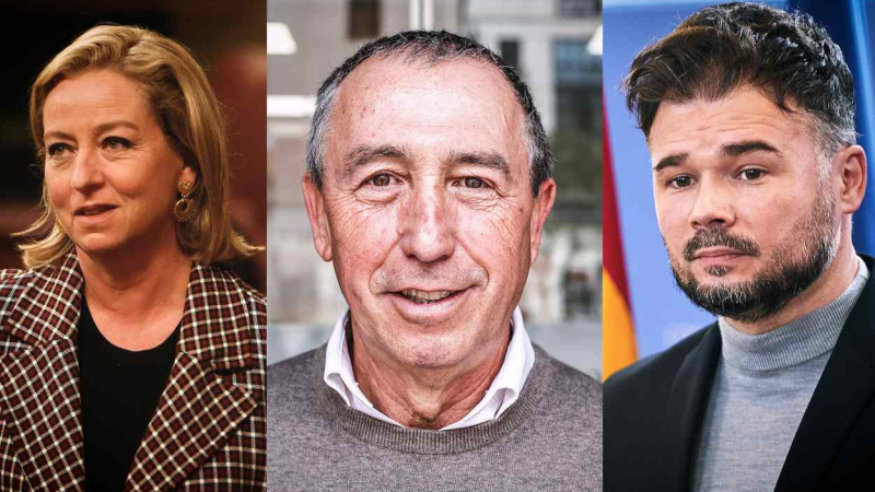 Ana Oramas, Joan Baldoví y Gabriel Rufián, diputados que se la juegan el 28 de mayo. Elaboración propia Ana Oramas, Joan Baldoví y Gabriel Rufián, diputados que se la juegan el 28 de mayo. Elaboración propia