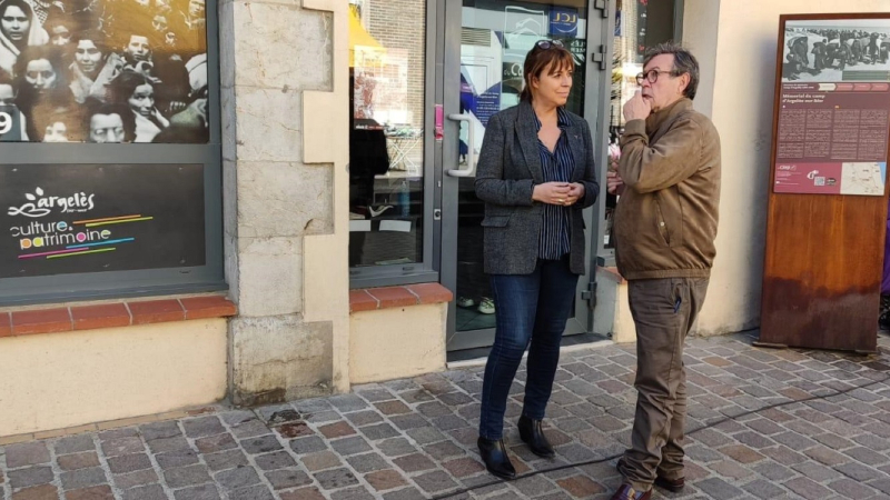 Visita de ElPlural a Mémorial d’Argelès sur Mer. Juan Luis Valenzuela