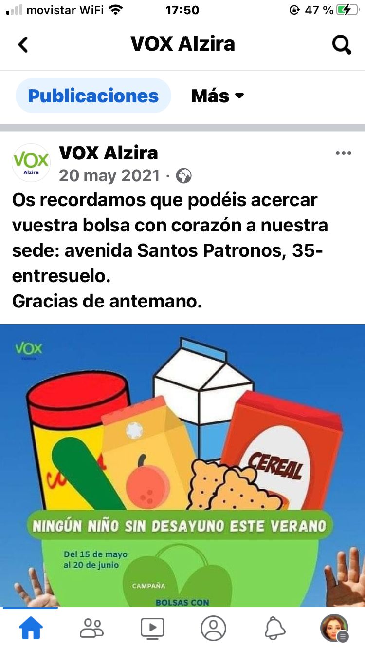 Sede de Vox