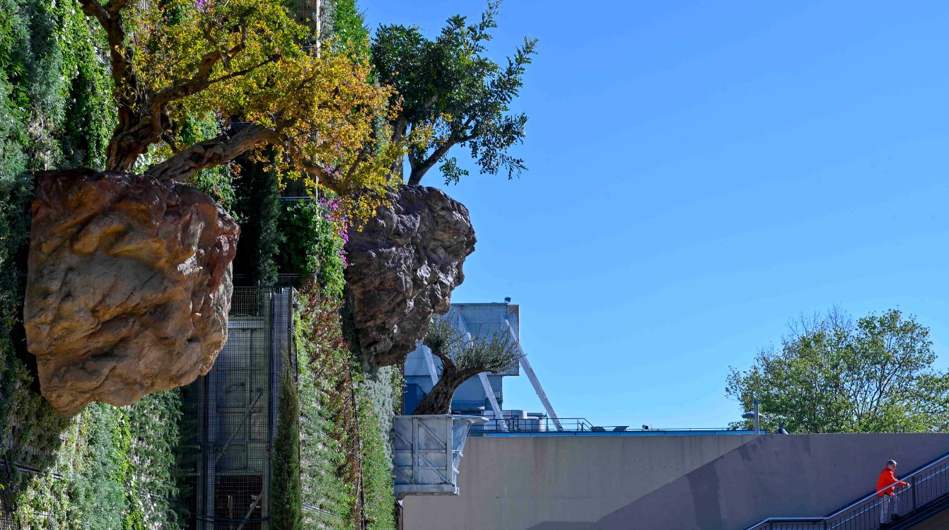 El bosque vertical de CaixaForum Barcelona es pionero en Europa